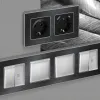 Рамка двухместная Ambrella Volt Arctic AF580532 AF580532 - 3