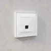 Лицевая панель для компьютерной/телефонной розетки RJ-45/RJ-11 Ambrella Volt Alfa AP1120 AP1120 - 2