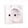 Лицевая панель для розетки с/з со шторками 2USB A+A Ambrella Volt Alfa AP2090 AP2090 - 1