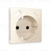 Лицевая панель для розетки с/з со шторками 2USB A+C Ambrella Volt Alfa AP3100 AP3100 - 1