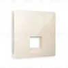 Лицевая панель для компьютерной/телефонной розетки RJ-45/RJ-11 Ambrella Volt Alfa AP3120 AP3120 - 1