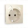 Лицевая панель для розетки с/з со шторками 2USB A+C Ambrella Volt Alfa AP3300 AP3300 - 1