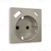 Лицевая панель для розетки с/з со шторками 2USB A+C Ambrella Volt Alfa AP3700 AP3700 - 1