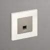 Лицевая панель для компьютерной/телефонной розетки RJ-45/RJ-11 Ambrella Volt Alfa AP3720 AP3720 - 2