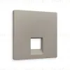 Лицевая панель для компьютерной/телефонной розетки RJ-45/RJ-11 Ambrella Volt Alfa AP3720 AP3720 - 1