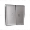 Лицевая панель для выключателя двухклавишного с подсветкой Ambrella Volt Alfa AP5040 AP5040 - 1