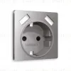 Лицевая панель для розетки с/з со шторками 2USB A+A Ambrella Volt Alfa AP5090 AP5090 - 1