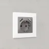 Лицевая панель для розетки с/з со шторками 2USB A+A Ambrella Volt Alfa AP5090 AP5090 - 2
