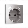Лицевая панель для розетки с/з со шторками 2USB A+C Ambrella Volt Alfa AP5100 AP5100 - 1