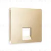 Лицевая панель для компьютерной/телефонной розетки RJ-45/RJ-11 Ambrella Volt Alfa AP6120 AP6120 - 1