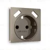 Лицевая панель для розетки с/з со шторками 2USB A+A Ambrella Volt Alfa AP6390 AP6390 - 1