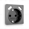 Лицевая панель для розетки с/з со шторками 2USB A+A Ambrella Volt Alfa AP6590 AP6590 - 1