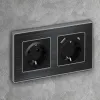 Лицевая панель для розетки с/з Ambrella Volt Alfa AP8060 AP8060 - 2