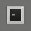 Лицевая панель для розетки 2USB тип A+C Ambrella Volt Alfa AP8110 AP8110 - 2