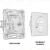 Комплект механизма розетки с/з со шторками Ambrella Volt Alfa MA107010 MA107010 - 5