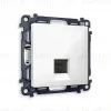 Комплект механизма компьютерной розетки RJ-45(8P8C) CAT6 со шторкой Ambrella Volt Alfa MA112010 MA112010 - 1