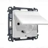 Комплект механизма розетки с/з со шторками и крышкой Ambrella Volt Alfa MA128010 MA128010 - 1