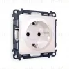 Комплект механизма розетки с/з на винтовых зажимах Ambrella Volt Alfa MA206010 MA206010 - 1