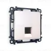 Комплект механизма телефонной розетки RJ-11(4P4C) со шторкой Ambrella Volt Alfa MA212030 MA212030 - 1