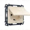 Комплект механизма розетки с/з со шторками и крышкой Ambrella Volt Alfa MA308010 MA308010 - 1