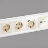 Комплект механизма розетки 2USB A+C 20W (быстрая зарядка) Ambrella Volt Alfa MA311010 MA311010 - 2