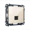 Комплект механизма телефонной розетки RJ-11(4P4C) со шторкой Ambrella Volt Alfa MA312030 MA312030 - 1