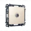 Комплект механизма TV розетки оконечной 50-870 MHz 1dB Ambrella Volt Alfa MA313010 MA313010 - 5