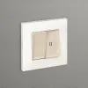 Комплект механизма 2-кл выключателя с подсветкой Ambrella Volt Alfa MA324010 MA324010 - 2