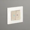 Комплект механизма 2-кл выключателя с подсветкой Ambrella Volt Alfa MA324020 MA324020 - 2