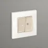 Комплект механизма 2-кл проходного выключателя с подсветкой Ambrella Volt Alfa MA324035 MA324035 - 2