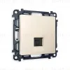Комплект механизма телефонной розетки RJ-11(4P4C) со шторкой Ambrella Volt Alfa MA332030 MA332030 - 1