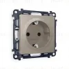 Комплект механизма розетки с/з на винтовых зажимах Ambrella Volt Alfa MA366010 MA366010 - 1