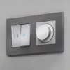 Комплект механизма 2-кл проходного выключателя с подсветкой Ambrella Volt Alfa MA404040 MA404040 - 2