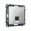 Комплект механизма телефонной розетки RJ-11(4P4C) со шторкой Ambrella Volt Alfa MA412030 MA412030 - 1