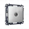 Комплект механизма TV розетки оконечной 50-870 MHz 1dB Ambrella Volt Alfa MA413010 MA413010 - 1