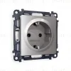 Комплект механизма розетки с/з на винтовых зажимах Ambrella Volt Alfa MA506010 MA506010 - 1