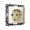 Комплект механизма розетки с/з на винтовых зажимах Ambrella Volt Alfa MA606010 MA606010 - 1