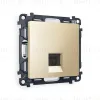 Комплект механизма телефонной розетки RJ-11(4P4C) со шторкой Ambrella Volt Alfa MA612030 MA612030 - 1