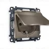 Комплект механизма розетки с/з со шторками и крышкой Ambrella Volt Alfa MA638010 MA638010 - 1