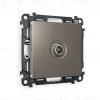 Комплект механизма TV розетки оконечной 50-870 MHz 1dB Ambrella Volt Alfa MA643010 MA643010 - 1
