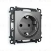 Комплект механизма розетки с/з на винтовых зажимах Ambrella Volt Alfa MA656010 MA656010 - 1