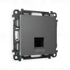 Комплект механизма телефонной розетки RJ-11(4P4C) со шторкой Ambrella Volt Alfa MA662030 MA662030 - 1