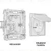 Комплект механизма розетки с/з со шторками и крышкой Ambrella Volt Alfa MA808010 MA808010 - 3
