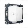 Комплект механизма 2-кл выключателя с подсветкой Ambrella Volt Omega MO124015 MO124015 - 1