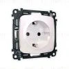 Комплект механизма розетки с/з на винтовых зажимах Ambrella Volt Omega MO206010 MO206010 - 1
