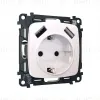 Комплект механизма розетки 2USB A+A 18W (быстрая зарядка) с/з Ambrella Volt Omega MO209010 MO209010 - 1