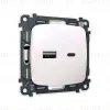 Комплект механизма розетки 2USB A+C 20W (быстрая зарядка) Ambrella Volt Omega MO211010 MO211010 - 1