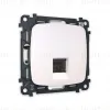 Комплект механизма телефонной розетки RJ-11(4P4C) со шторкой Ambrella Volt Omega MO212030 MO212030 - 1