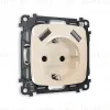 Комплект механизма розетки 2USB A+A 18W (быстрая зарядка) с/з Ambrella Volt Omega MO309010 MO309010 - 1