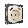 Комплект механизма розетки 2USB A+A 18W (быстрая зарядка) с/з Ambrella Volt Omega MO329010 MO329010 - 1
